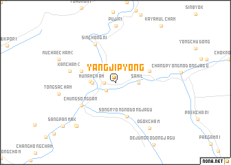 map of Yangjip\