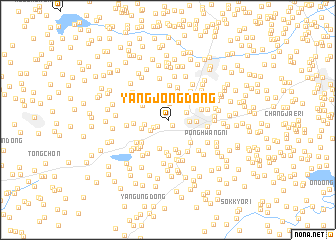 map of Yangjŏng-dong