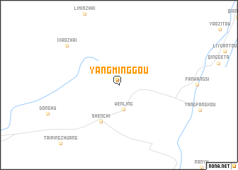 map of Yangminggou