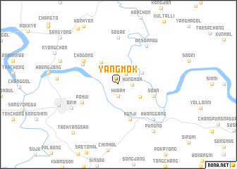map of Yangmok