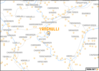 map of Yangmul-li