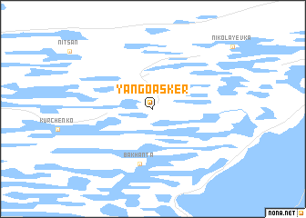 map of Yango-Asker