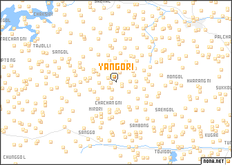 map of Yangŏ-ri