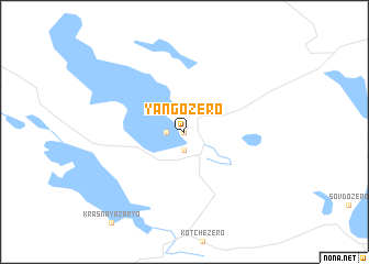 map of Yangozero