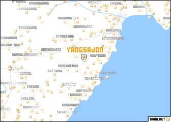 map of Yangsajŏn