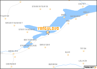 map of Yangulovo