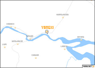 map of Yangxi