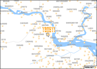 map of Yangyi