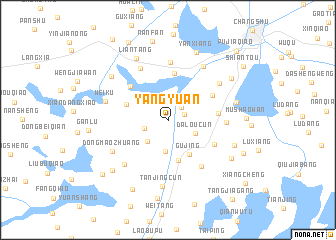 map of Yangyuan