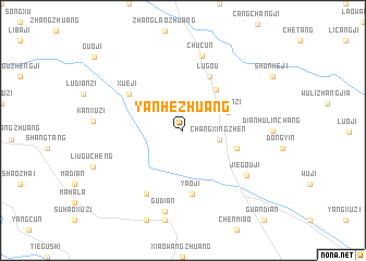map of Yanhezhuang