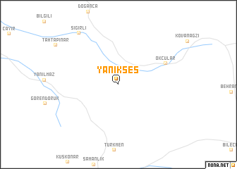 map of Yanıkses