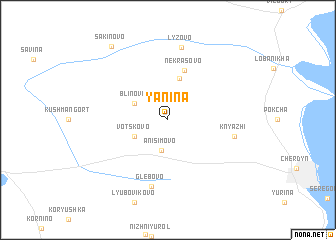 map of Yanina