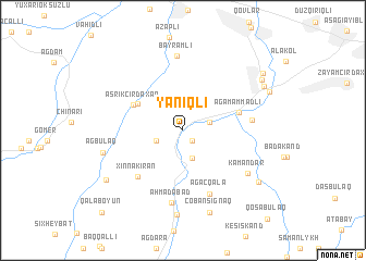 map of Yanıqlı