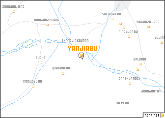 map of Yanjiabu