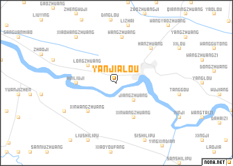 map of Yanjialou