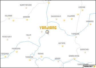 map of Yanjiang