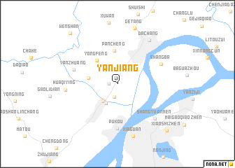 map of Yanjiang