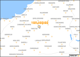 map of Yanjiaqiao