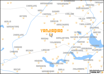 map of Yanjiaqiao