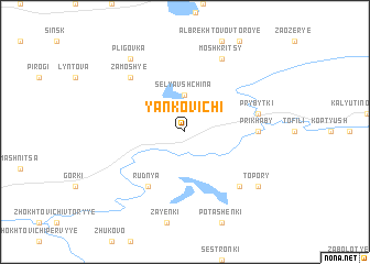 map of Yankovichi