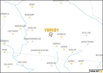 map of Yanköy