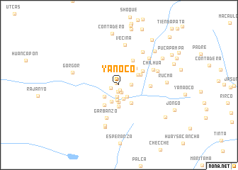 map of Yanoco