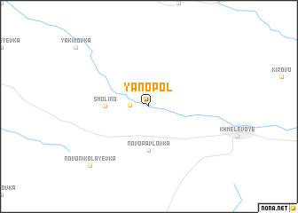 map of Yanopolʼ