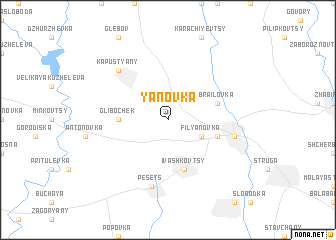 map of Yanovka