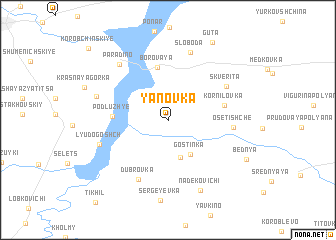map of Yanovka