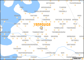 map of Yanpouiga