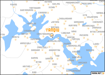 map of Yanqiu