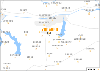 map of Yanshan