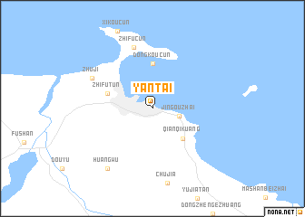 map of Yantai