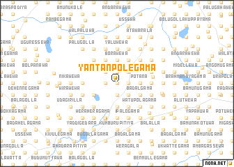 map of Yantanpolegama