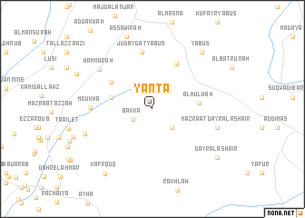 map of Yanţā