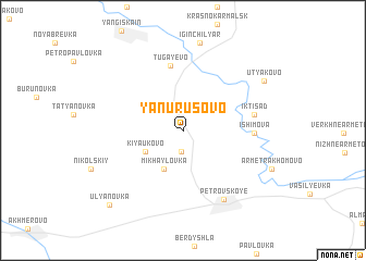 map of Yanurusovo