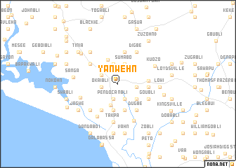 map of Yanwehn