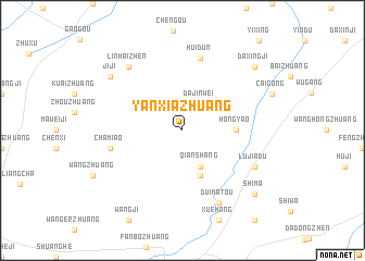 map of Yanxiazhuang