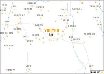 map of Yanyan