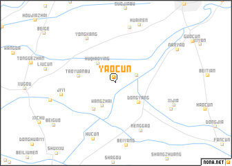 map of Yaocun