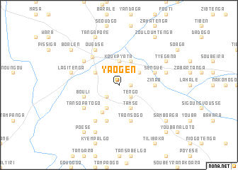 map of Yaogen