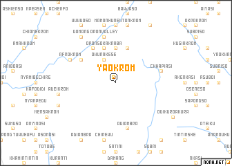 map of Yaokrom