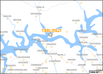 map of Yaolingzi