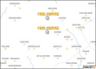 map of Yaoluoping