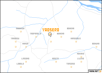 map of Yaosero