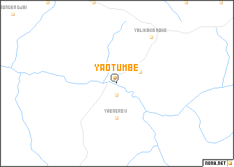 map of Yaotumbe
