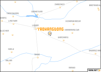 map of Yaowangdong
