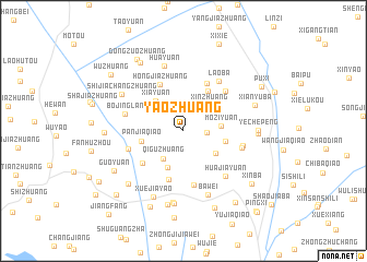 map of Yaozhuang