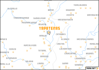 map of Yapateras