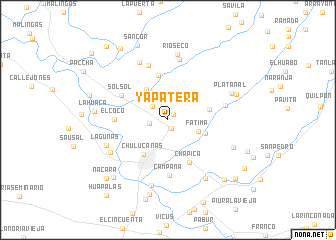 map of Yapatera